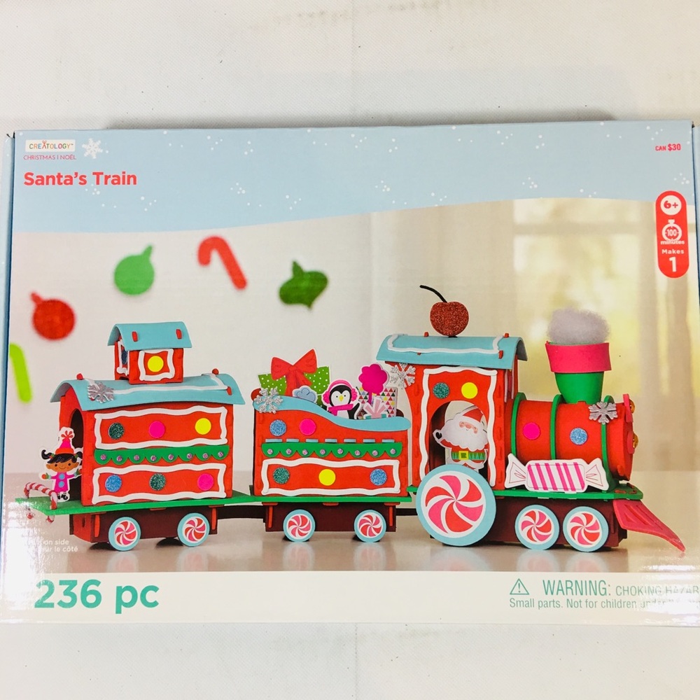 Creatology Santa's Train Foam Holiday Kit New